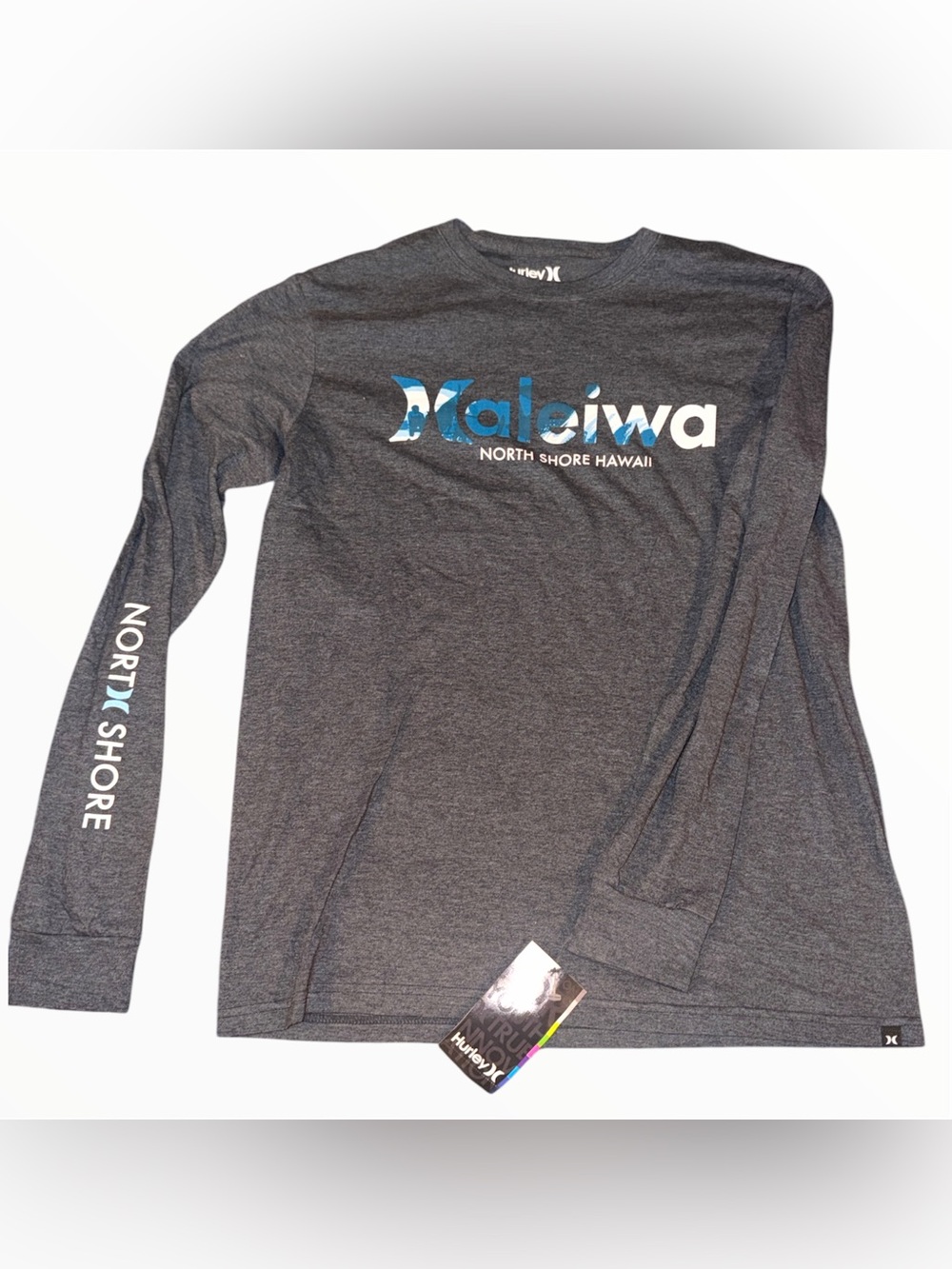 Hurley North Shore Hawaii "Maleiwa" Long Sleeve T-Shirt Size Medium
